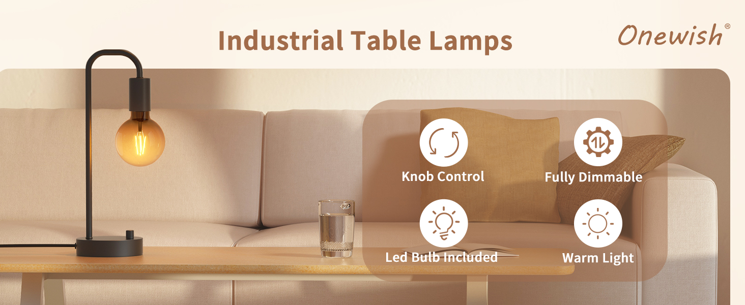 Industrial Table Lamps