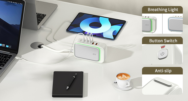 Power Strip with USB C Ports