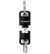 KeySmart MagConnect Quick Release Keychain Connector, Secure Pull-Apart Key Attachment Accessory