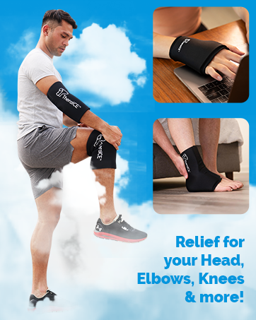 TheraICE Migraine Headache Relief Cap, Hot &amp; Cold Therapy Hat, Migraine Relief Cap