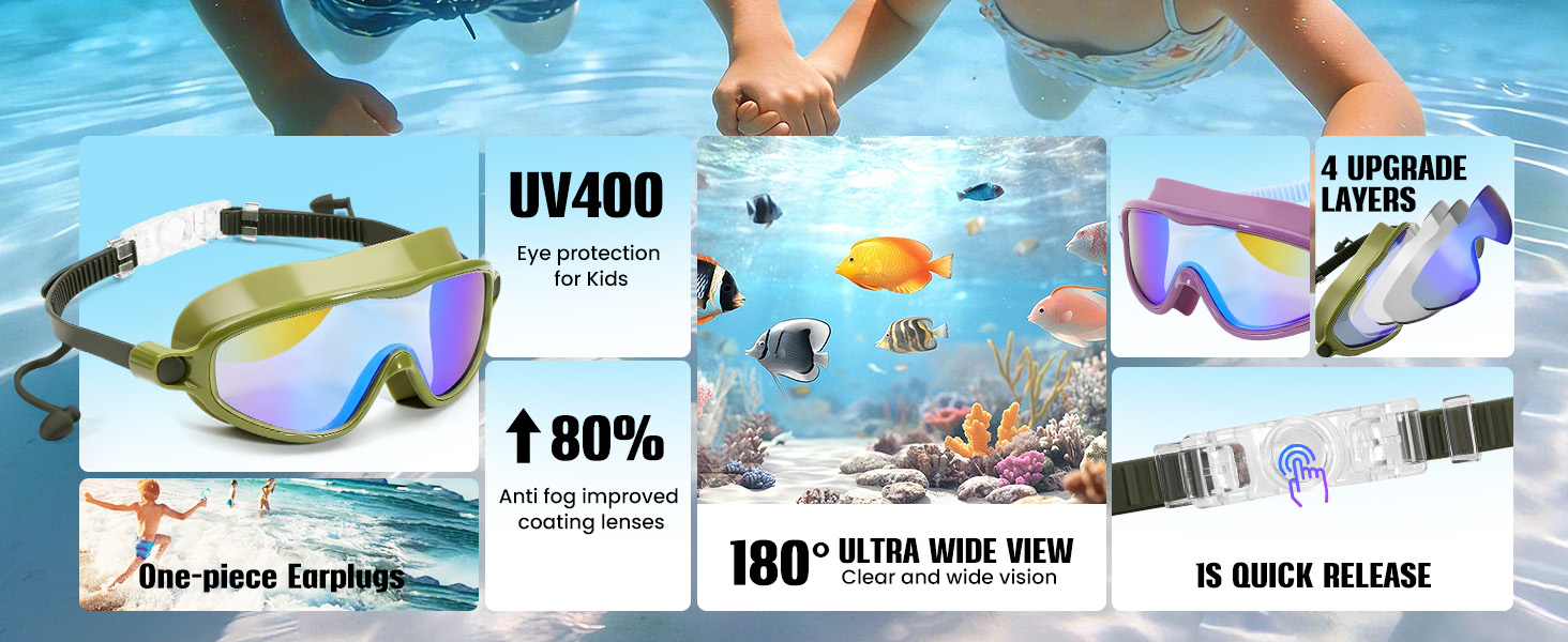 Swimming Goggles for Kids