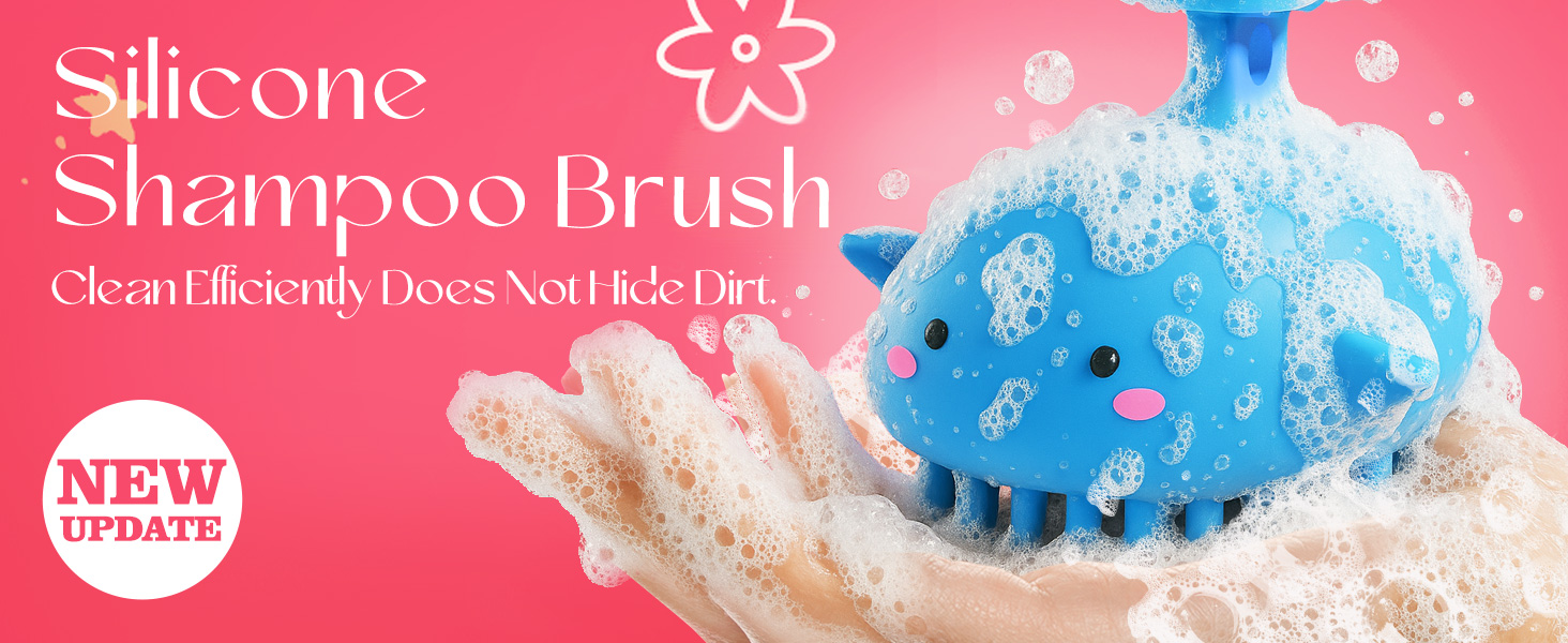 Scalp Massager Hair Growth Shampoo Brush, Scalp Scrubber Shower Scalp Brush Head Scalp Exfoliatorr