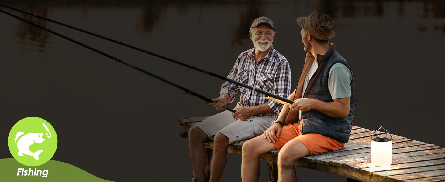 Rechargeable Lantern Flashlight for Fishing