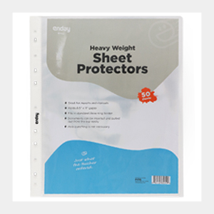 Sheet Protectors 8.5” x 11” Non Glare, Clear Heavyweight