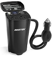 BESTEK 200W Power Inverter, 12V DC to 110V AC Car Plug Adapter Outlet Converter with [30W USB-C]/...