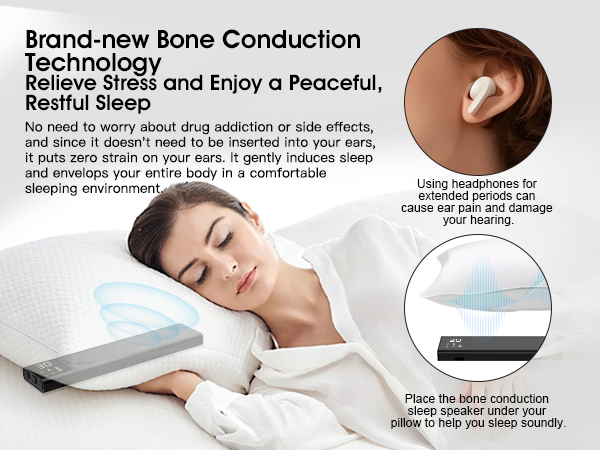 Under-Pillow Bone Conduction Sleep Speaker