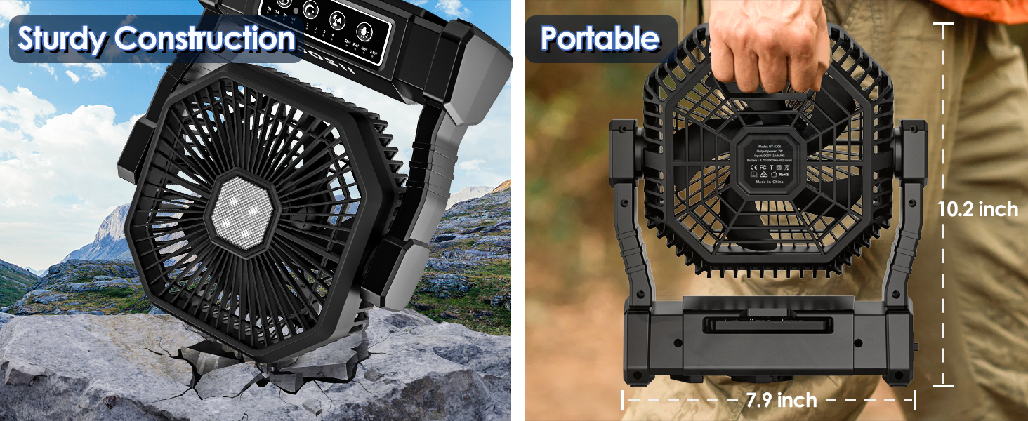 High-quality rechargable fan