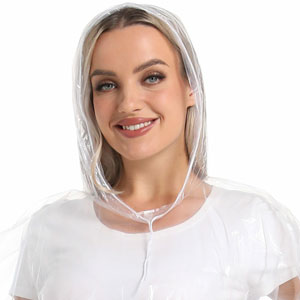 Disposable Rain Ponchos for Adults 