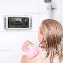 shower phone holder