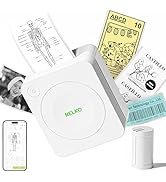 Nelko Sticker Printer, PM230 Mini Printer Bluetooth Portabel Sticker Maker with 1 Roll of Paper, ...