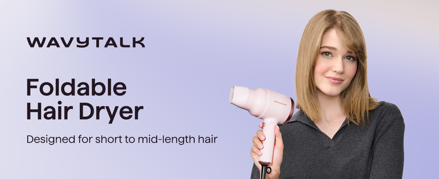 Foldable hair dryer