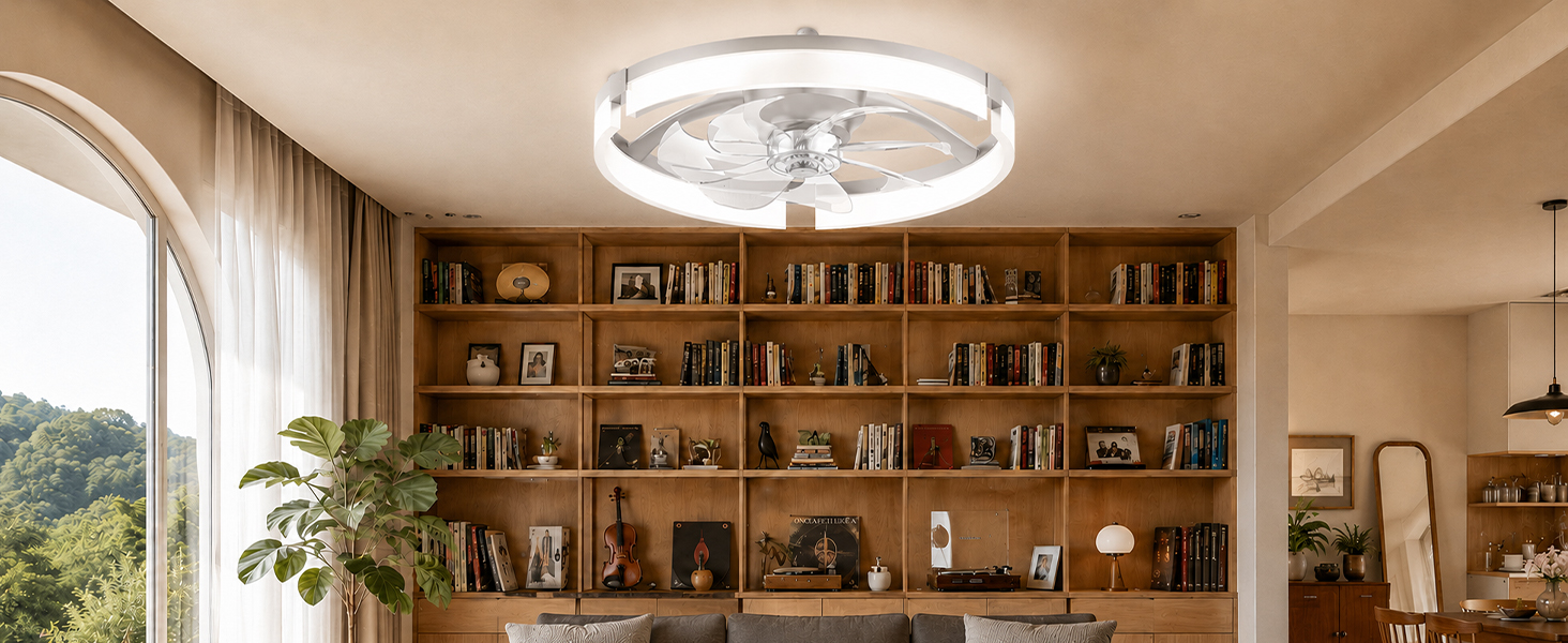Ceiling Fans with Lights and Remote