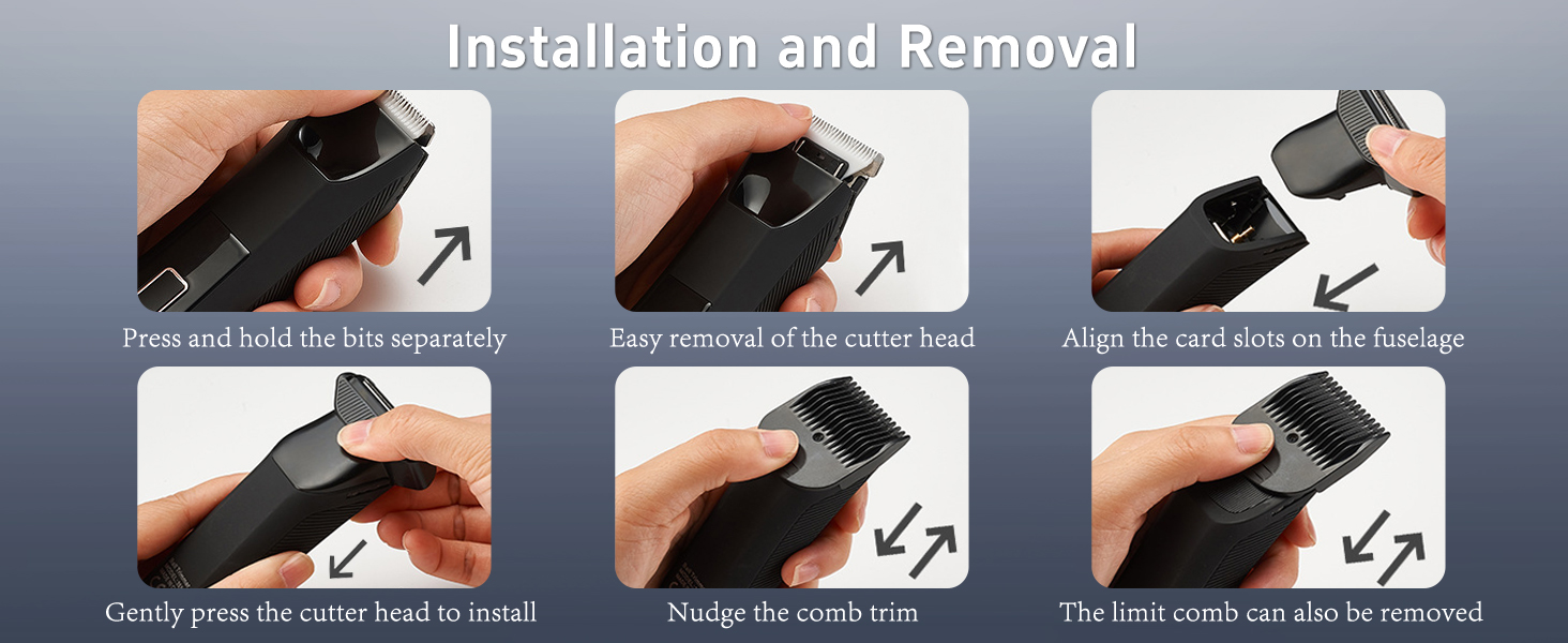 Adjustable mens body trimmer