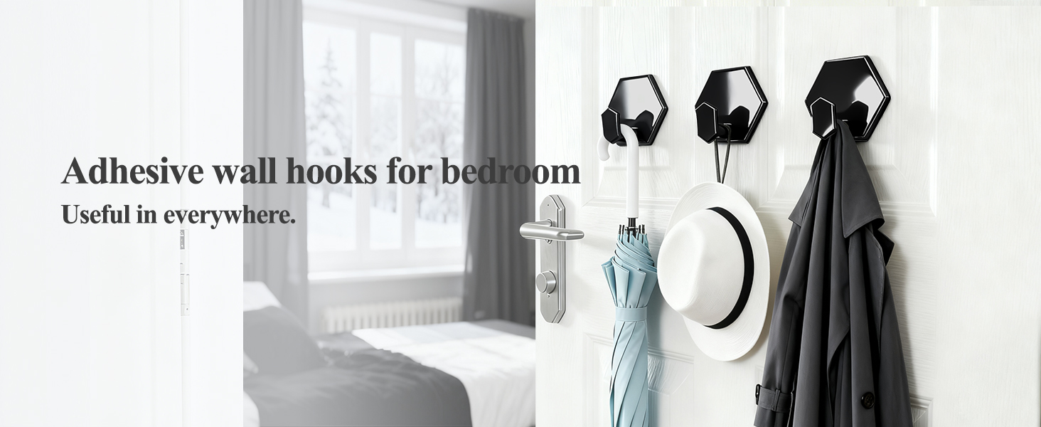 Bathroom towel hooks