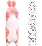 Rexinc 29.53'' Long Bunny Plush Pillow Toy Bunny Stuffed Animals Cute Cartoon Soft Long Sleeping ...