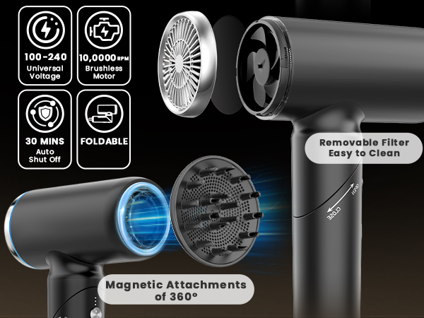 travel hair dryer