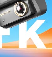 4k dash cam front and rear with app