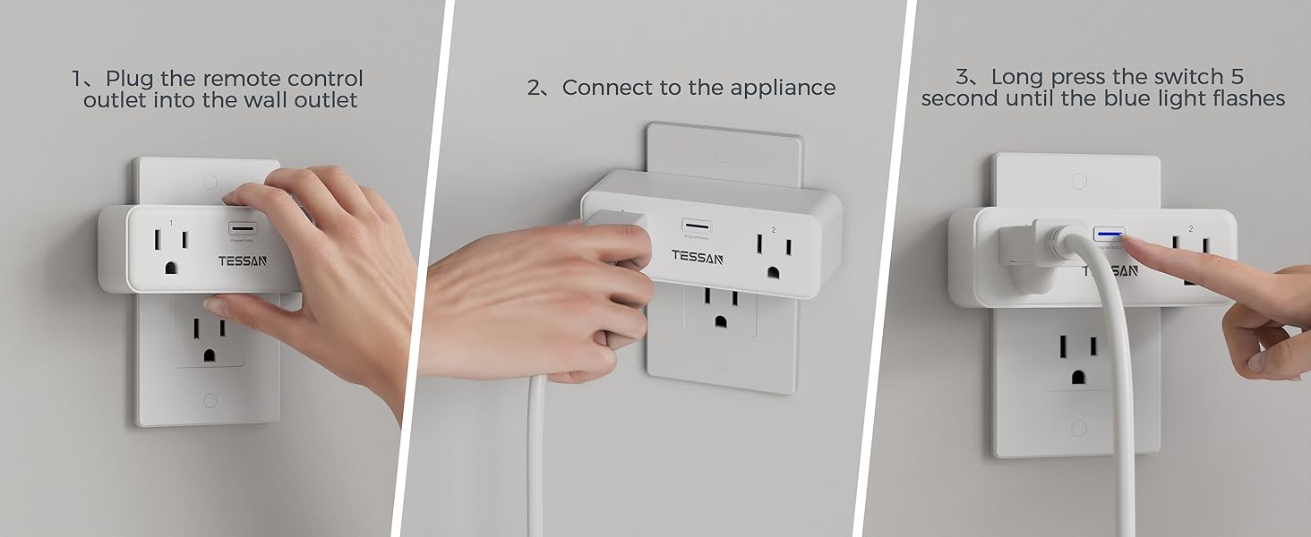 remote controlled outlet plug