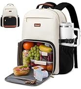 LOVEVOOK Lunch Backpack with Lunch Compartment,15.6 Inch Laptop Work Travel Insulated Cooler Back...