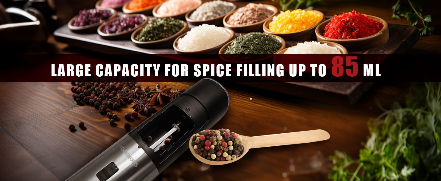 large capacity pepper grinder