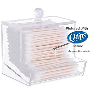Q-tip Holder Dispenser Designed For Qtips
