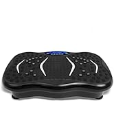 ALSO GO Remote Control Vibration Fat-Burning Machine, Full Body Fitness Exercise Vibration Plate ...