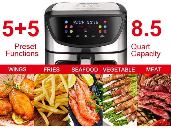 8.5QT Large Air Fryer