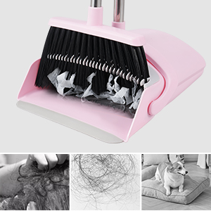 BSKLIN broom and dustpan set