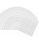 HYBSK 2000pcs 1 to 100 Number Labels 0.4 inch Round Dot Stickers for Inventory Storage Organizing...