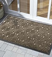 Yimobra Door Mat, Outdoor Indoor Entrance Welcome Mat, Heavy Entry Front Door Mat, Stain &amp; Fade R...