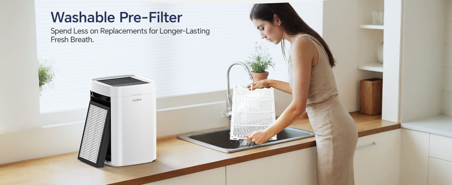 air purifier with washable filter
