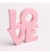 Love Signs Wooden Blocks Valentines Day Decorations Love Letter Table Top Wooden Decor V-day Gift...