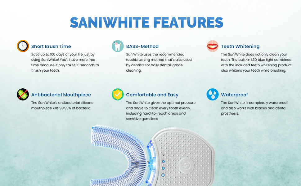 saniwhite dental pack