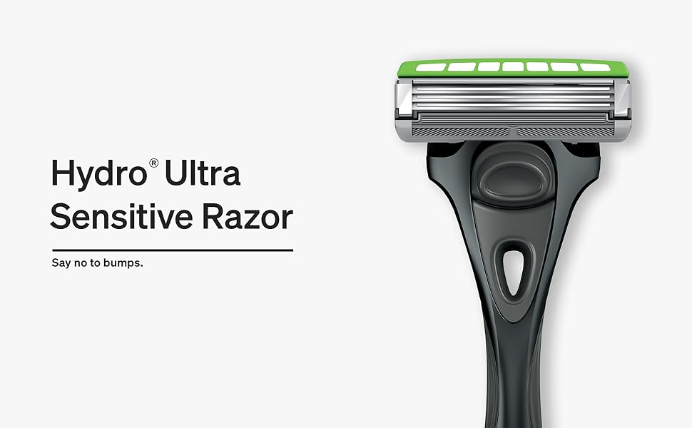 schick hydro mens sensitive razor face razor Gillette 3 blade clean shave