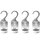Cooks Standard Hooks, 4 Pack Aluminum Ceiling Hooks for Pot Rack, 30 lbs Max Load Heavy Duty Kitc...