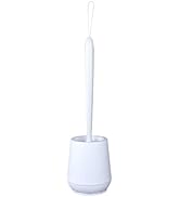 Floor-Standing Toilet Brush Set Toilet Bowl Brush for Bathroom with Holder Hanging Rope Toilet Cl...