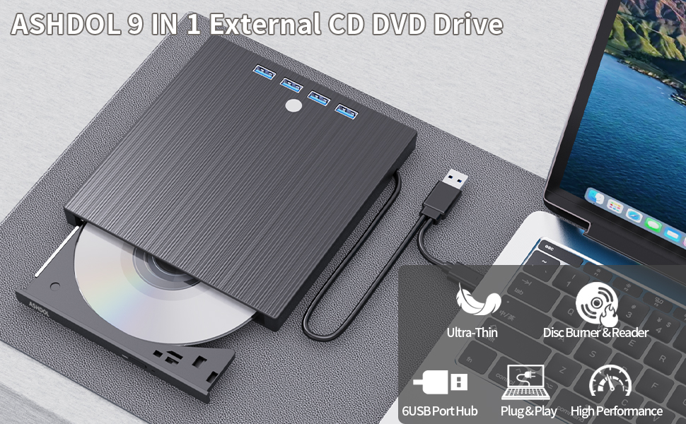 external cd/dvd drive for laptop