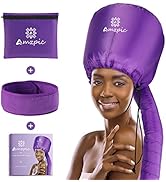 Bonnet Hood Hair Dryer Attachment - Soft, Adjustable Extra Large Bonnet Hair Dryer for Speeds Up ...