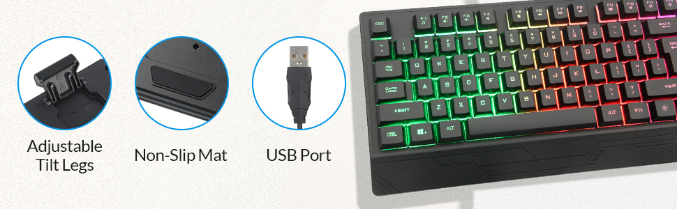 RGB Backlit Gaming Keyboard