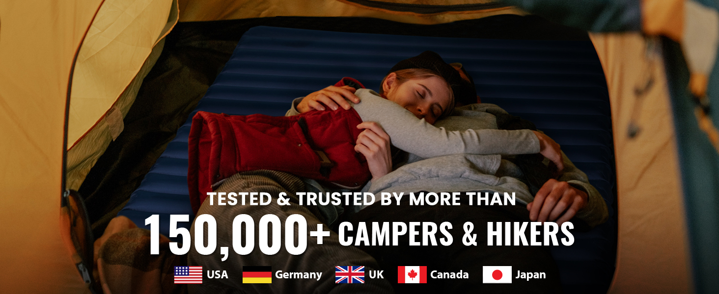 double camping mattress
