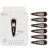 TELETIES - Snap Clip - Snag-Free Design - Hair Clip Barrette for Women &amp; Girls - Gentle Yet Secur...