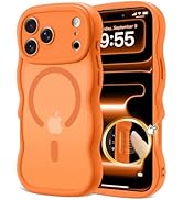 Amzfield Magnetic for iPhone 17 Pro Max Case, Compatible with Magsafe Full Camera Protection Wavy...