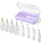 JOOSKO 8 Pack Upgraded Replacement Tips for Apple Pencil Pro/USB-C/2nd Gen/1st Gen Tips(with Stor...