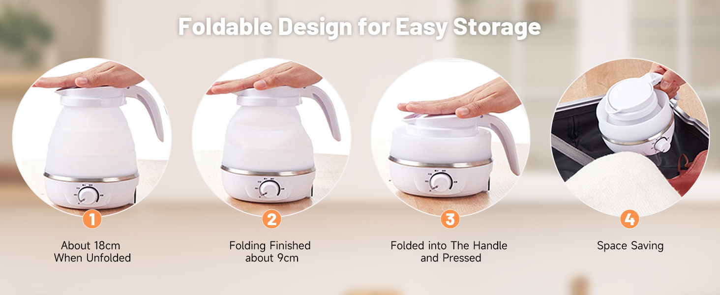 Foldable Electric Pot for Boiling Water