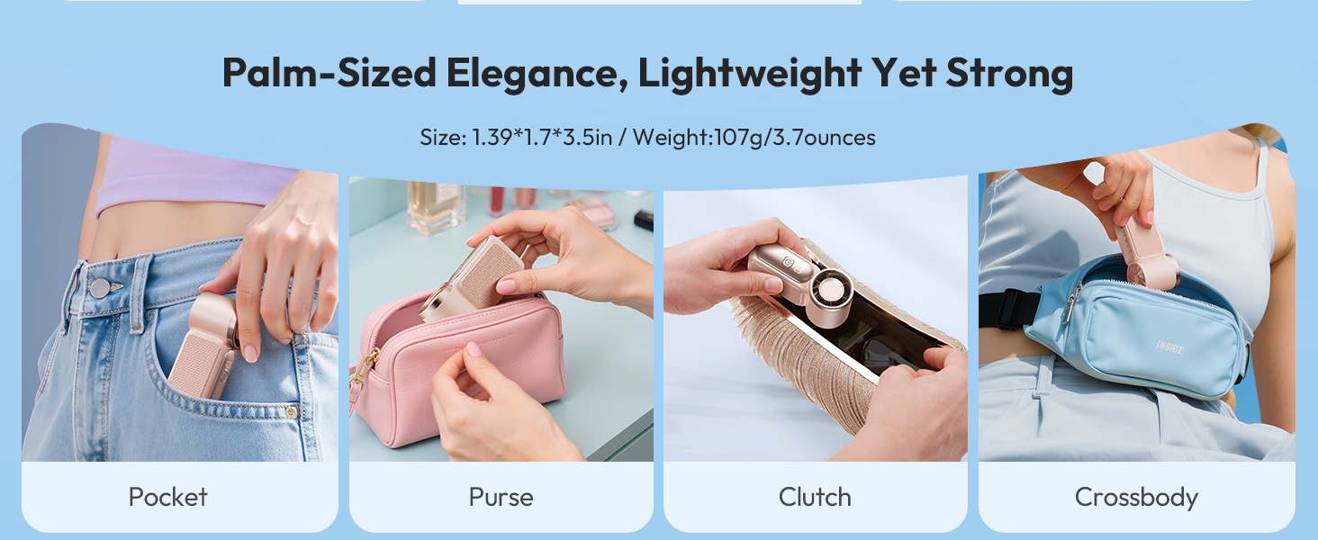 mini handheld hand held portable fan