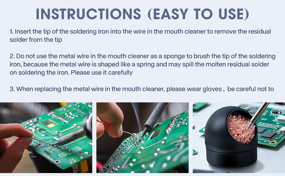 soldering iron tip cleaner