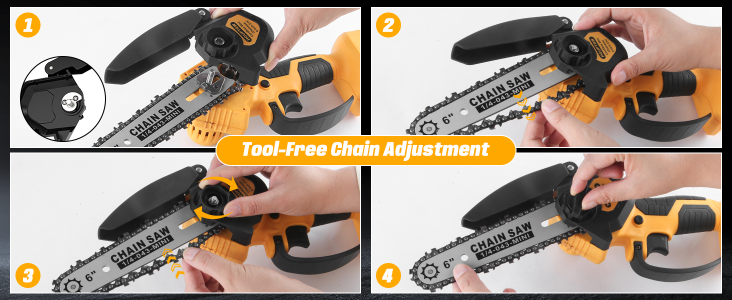 mini chainsaw cordless