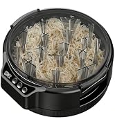 Electric Chicken Shredder, Rechargeable Automatic Meat Breast Shredder Tool Twist, Kitchen Grinde...