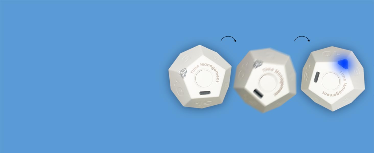 CreaViva pomodoro cube timer easy to use