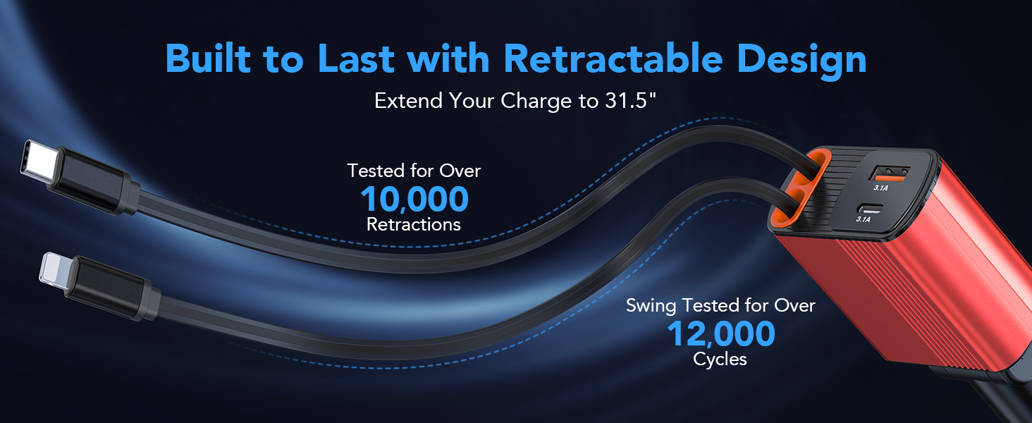 Retractable Car Charger